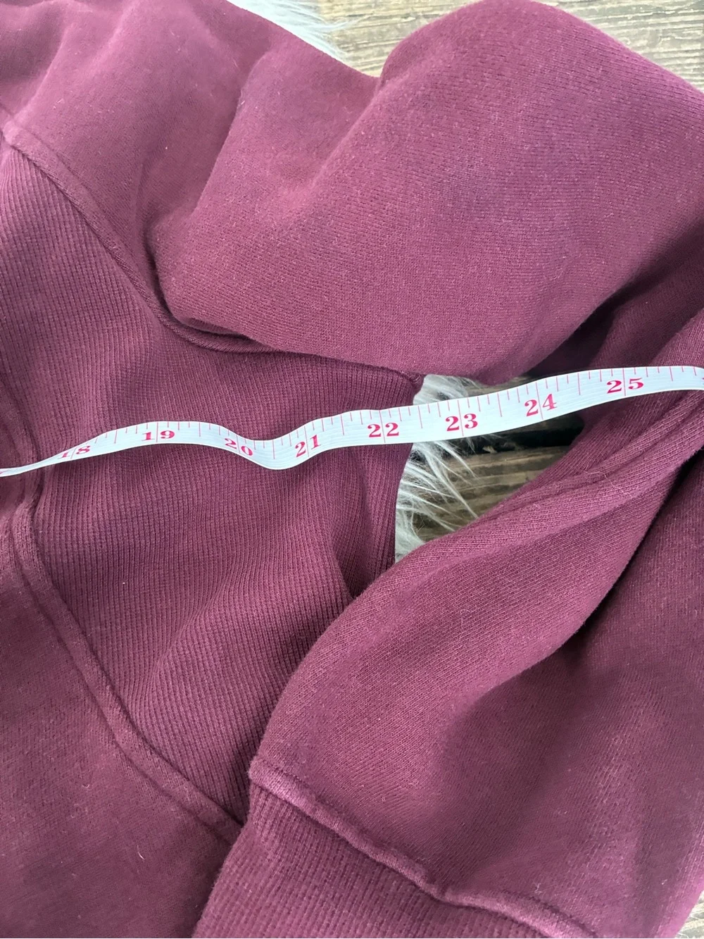 🌺HP🌺LULULEMON oversized scuba funnel neck full zip GARNET🌺